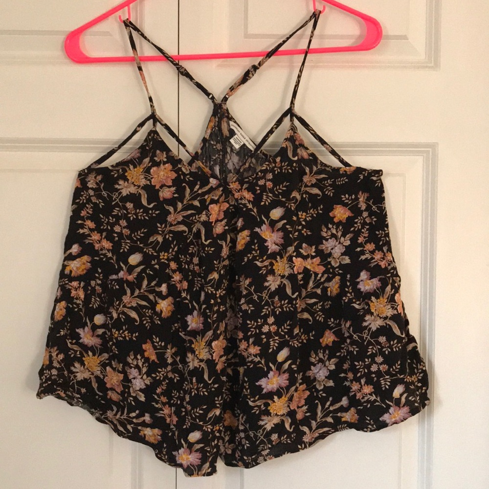 Black Floral 🌼 Tank